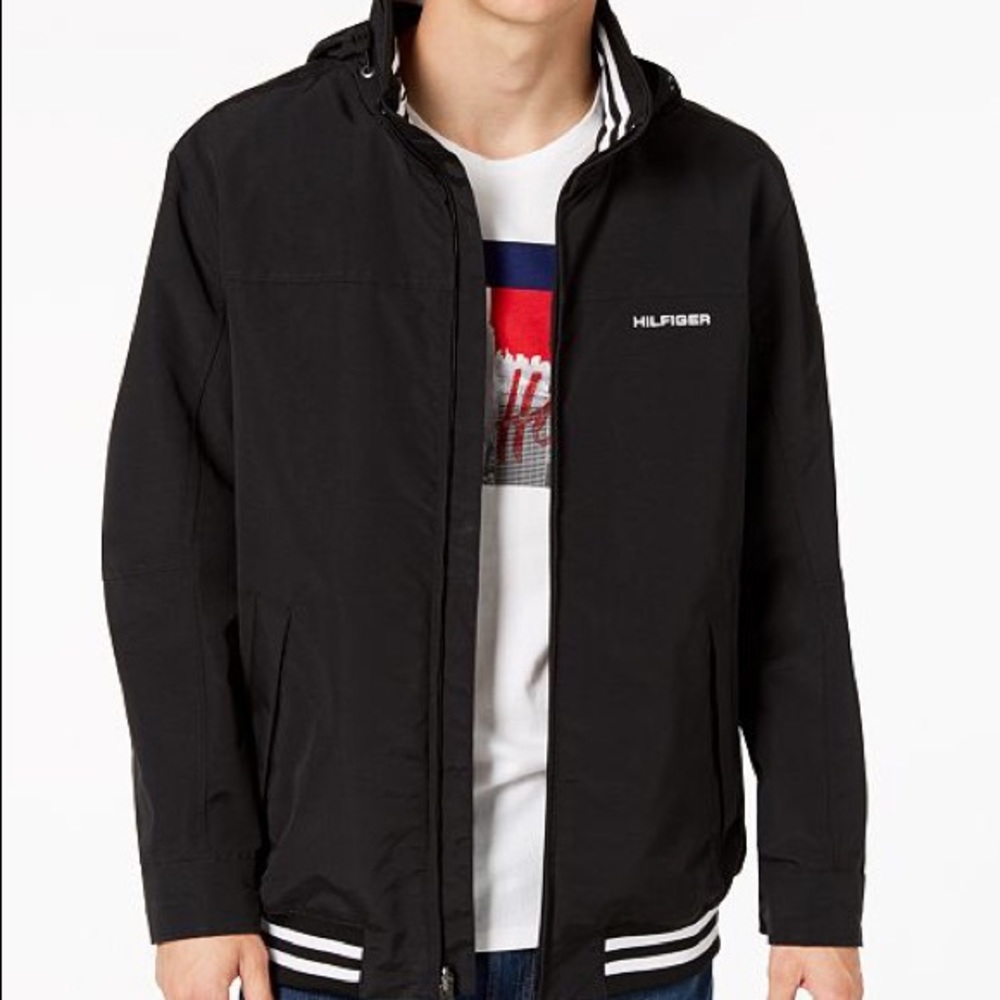 Tommy Hilfiger regatta jacket black size medium